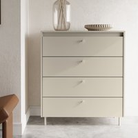 Truckee Wooden Chest Of 4 Drawers In Cashmere