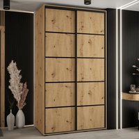 Canon Wooden Wardrobe With 2 Sliding Doors In Artisan Oak