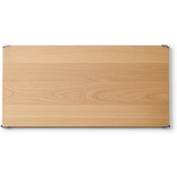 Stainless Steel Unit ‐ Oak Additional Shelf ‐ Wide