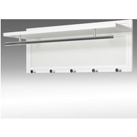 Prichard Metal Coat Rack In Chrome White