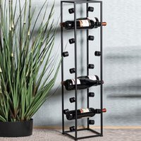 Bethany Metal Wine Rack In Black