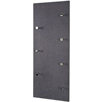 Berwyn Wooden Coat Rack In Granite And Chrome