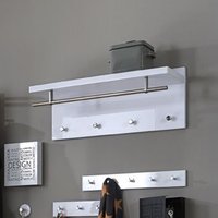 Learo Wooden Coat Rack In White