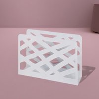 Cibecue Metal Magazine Rack In White