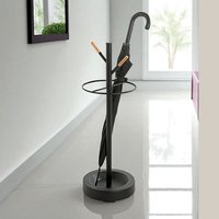 Patchogue Metal Umbrella Stand In Black