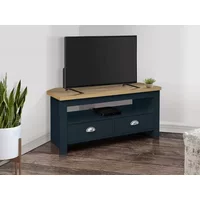 Birlea Highgate Navy and Oak Effect Corner TV Unit