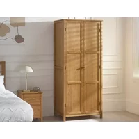 Julian Bowen Coxmoor Oak 2 Door Wardrobe