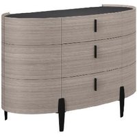 Salinas Small Wooden Sideboard With 2 Doors 3 Drawers In Beige