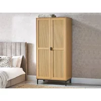 Julian Bowen Sia Oak 2 Door Wardrobe