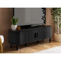 Birlea Axel Black 2 Door TV Cabinet