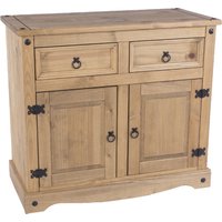Consett Wooden Sideboard With 2 Doors 2 Drawers In Oak