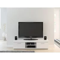 Birlea Edgeware White High Gloss TV Unit