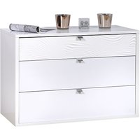 Hummer Chest Of Drawers In White With Three Drawers