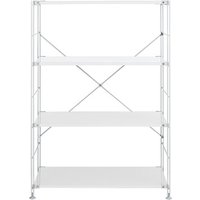 Light Grey Steel Shelving Unit - Wide, Medium