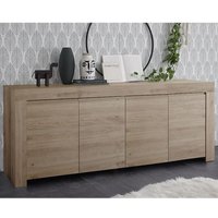 Ferndale Wooden Sideboard With 4 Doors In Cadiz Oak