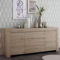 Ferndale Wooden Sideboard With 2 Doors 3 Drawers In Cadiz Oak