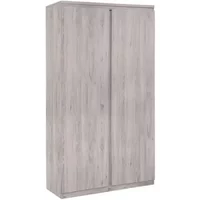 Julian Bowen Jupiter Grey Oak 2 Door Wardrobe