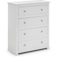 Raddix Chest Of Drawers In Surf White With 4 Drawers