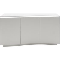 Lazaro Wooden Sideboard In Matt Light Grey With LED Light