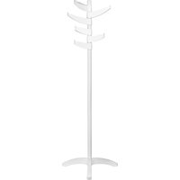 Drepas Plastic Coat Stand With White Metal Base