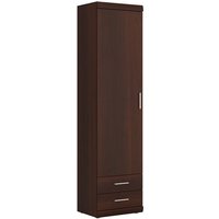 Impro Wooden Storage Cabinet With 2 Drawers In Dark Mahogany