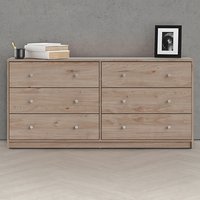 Maiton Wooden Chest Of 6 Drawers In Oak