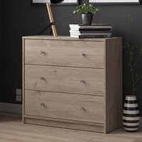 Maiton Wooden Chest Of 3 Drawers In Oak