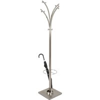 Berwyn Metal Coat Stand In Stainless Steel Look