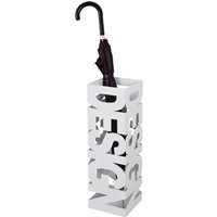 Cibecue Metal Design Style Umbrella Stand In White