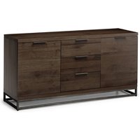 Barras Wooden Sideboard With 2 Doors 3 Drawers In Dark Oak