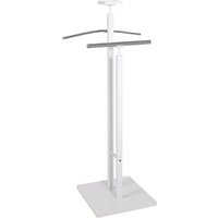 Eagar Wooden Valet Stand In White High Gloss