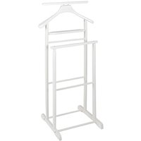 Clarkdale Wooden Valet Stand In White