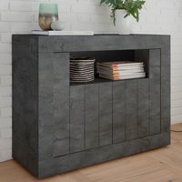 Nitro Wooden Sideboard With 2 Doors In Oxide