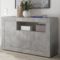 Nitro Wooden Sideboard With 3 Doors In Cement