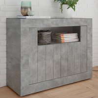 Nitro Wooden Sideboard With 2 Doors In Cement