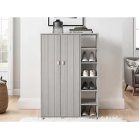 GFW Bideford Grey 2 Door Shoe Cabinet