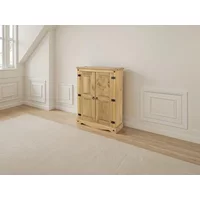 Core Corona 2 Door Waxed Pine Wooden Sideboard