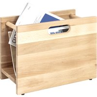 Prairie Wooden Magazine Rack In Steamed Beech