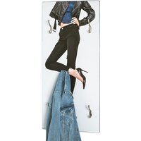 Palos Wooden Wall Hung 5 Hooks Coat Rack In Fashion Print