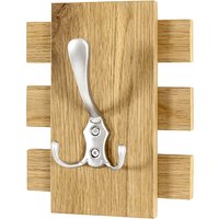 Myers Wooden Wall Hung 1 Hook Coat Rack In Oak