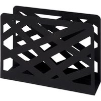 Mannheim Metal Magazine Rack In Black