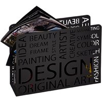 Eagle Metal Magazine Rack In Black
