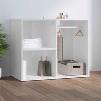 Deion Wooden Clothes Storage With Self In Gloss White