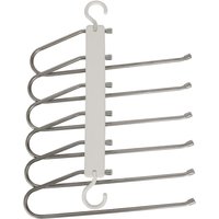6-in-1 Space-Saving Trouser Hanger - White