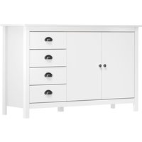 Kendal Wooden Sideboard With 4 Drawers In White