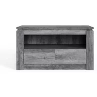 GFW Canyon Charcoal Grey 2 Drawer TV Unit