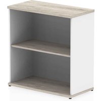 Ingle MFC Home And Office Bookcase With 2 Shelves In Grey White