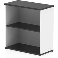 Ingle MFC Home And Office Bookcase With 2 Shelves In Black White