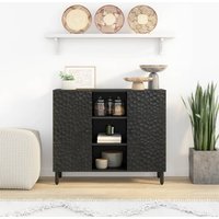 Wealden Mango Wood Storage Cabinet With 2 Doors In Black