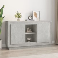 Lavelo Wooden Sideboard With 2 Doors In Concrete Effect